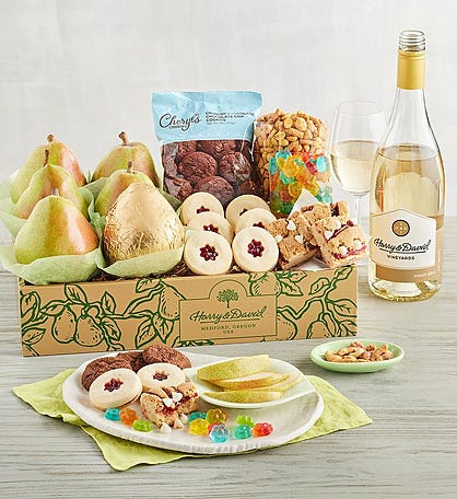 Deluxe Spring Gift Box with Wine